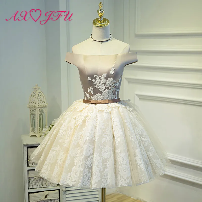 AXJFU белое платье принцессы вечернее платье с бантом и цветочным рисунком вечернее платье, для банкета Корейская юбка летняя и весенняя Роза