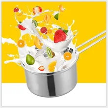 1 шт. 304 нержавеющая сталь горшок молока одного Посуда из нержавеющей стали обычные огонь горшок для молока лапши горшок