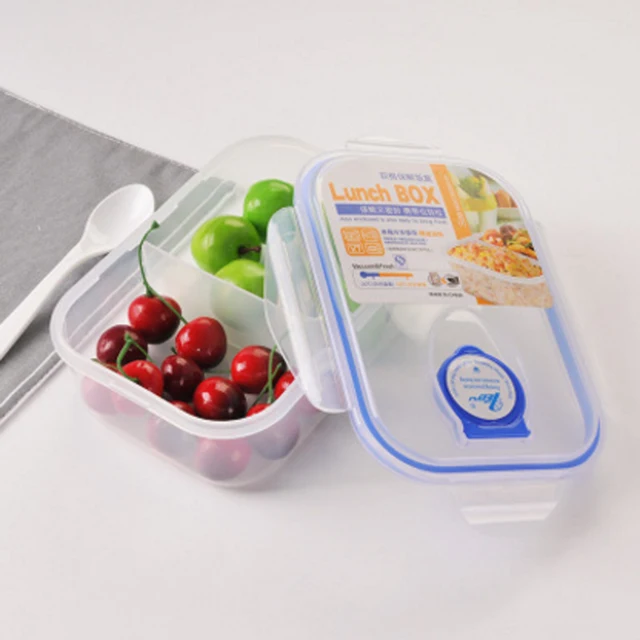 Split Open Lunch Box Microwave Oven Lunchbox Refrigerator Sealed Plastic Fast Food Keep Fresh Split Open Lunch Box Microwave Oven Lunchbox Refrigerator Sealed Plastic Fast Food Keep Fresh