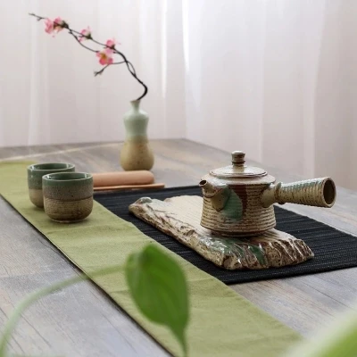 

Kung Fu tea set celadon Teapot Set tea wood home