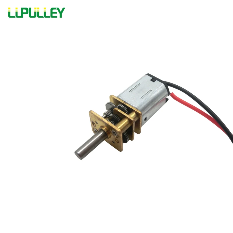 LUPULLEY DC мотор редуктор GA12 N20 штекер Dupont провод 200 мм длина DC3/6/12 в 15/30/50/200/300/500/1000