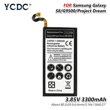 Сменная Батарея С ПЛОСКИМ КАБЕЛЕМ 3 85 В для Samsung Galaxy S7 G9300 G930 G930F 3300