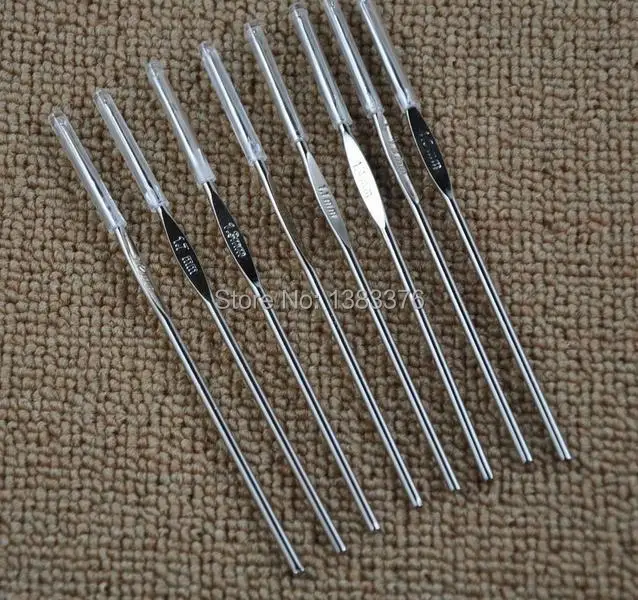 Набор из 8 крючком иглы швейные иглы Вязание иглы питания железа покрытие тонкой первый сингл крючком 8 1,0 мм-1,7 мм 6114