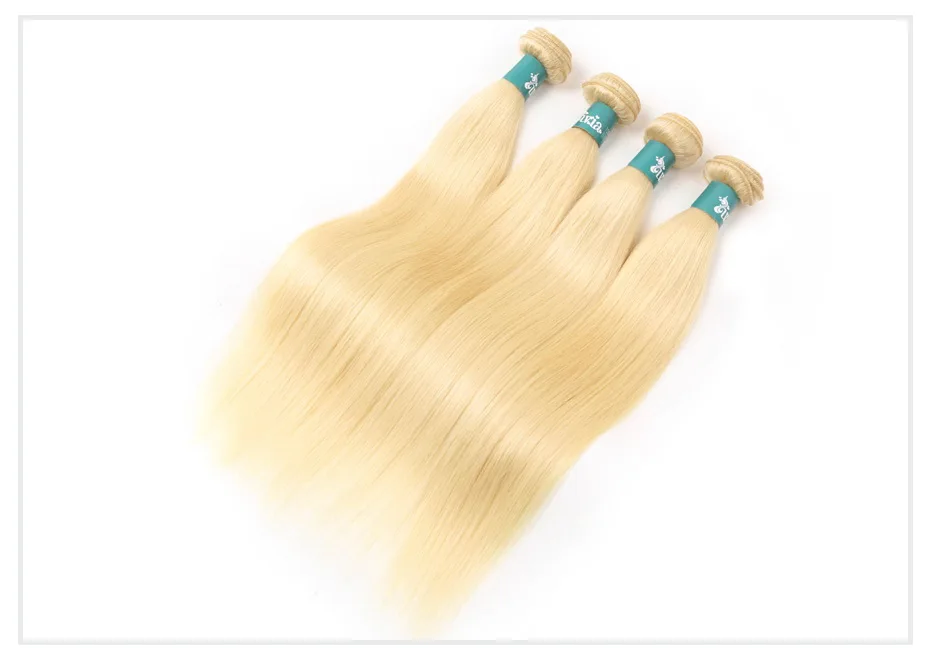  Blonde Bundles Straight Human Hair (9)