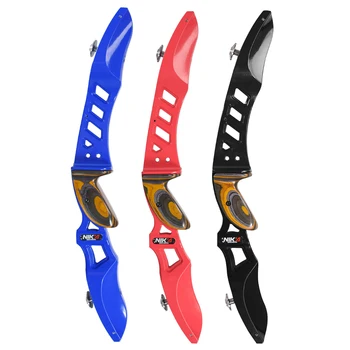 

1X Bow Riser ILF CNC 21" Traditional Recurve Bows Right Hand Handle Practice Archery Hunting Shooting Free Shipping