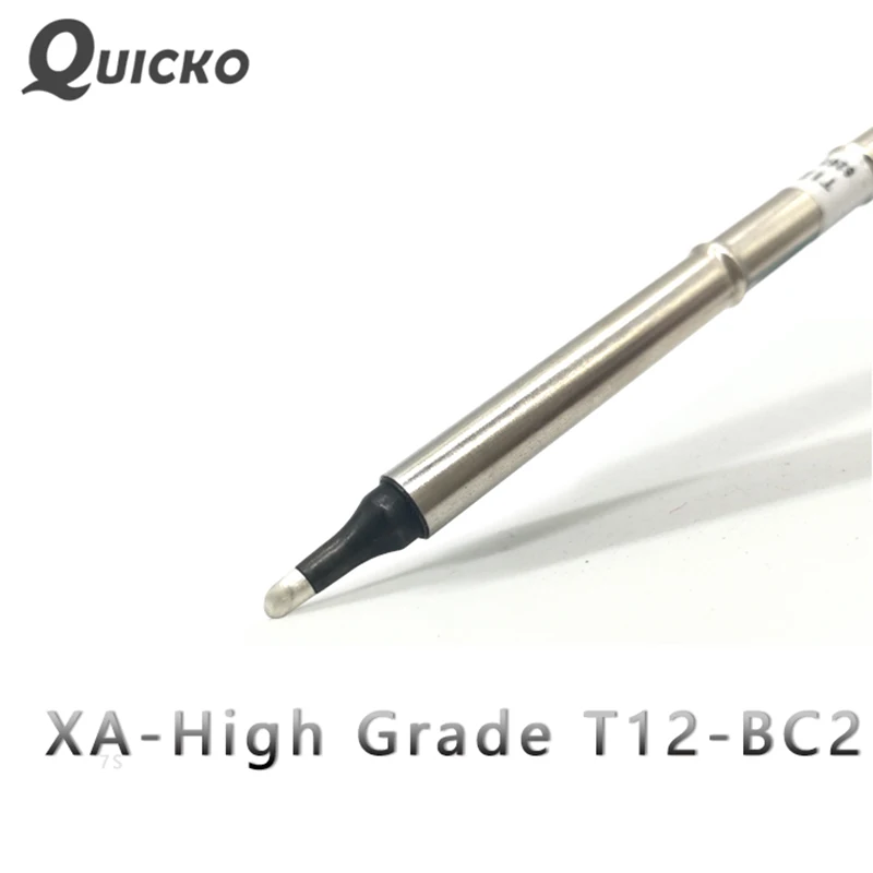 QUICKO XA High-gradeT12-BC2 BC1 BC3 наконечник паяльника/малая сварочная головка в форме подковы для паяльной станции серии T12