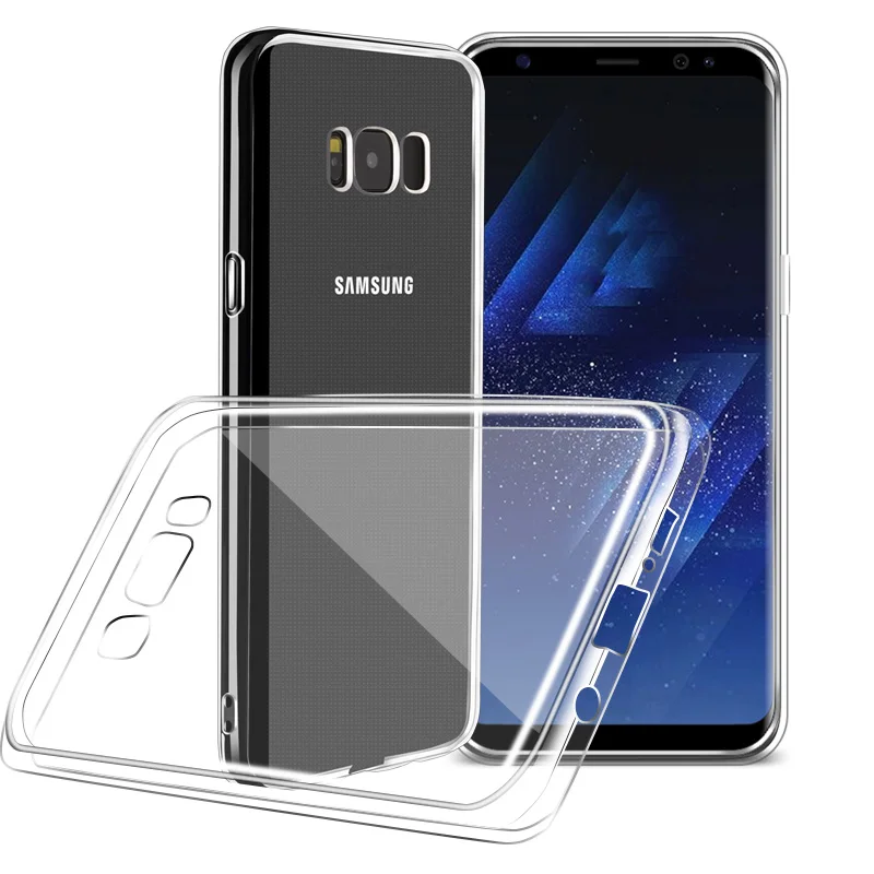 Ультратонкий Мягкий Прозрачный чехол из ТПУ для samsung galaxy A6 A8 J4 J6 2018 J1 J3 J5 J7 Prime A3 A5 A7