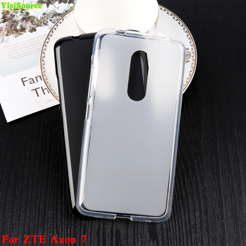 

Yisisource Silicone Case for ZTE Axon 7 Coque Case Protective Ultra Thin Soft Matte Pudding TPU Cover for ZTE Axon 7 funda 5.5''