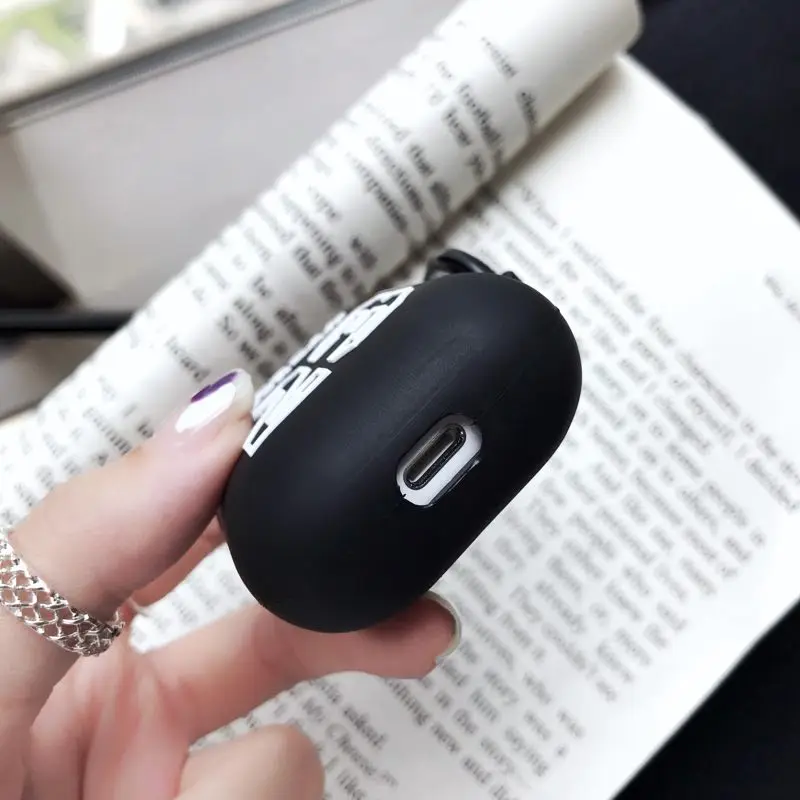 KAVA new 23 Bluetooth Headset Box for Apple AirPods 1 2 Flying man Jordan Anti-drop soft TPU Wireless Earphone Charging Cover