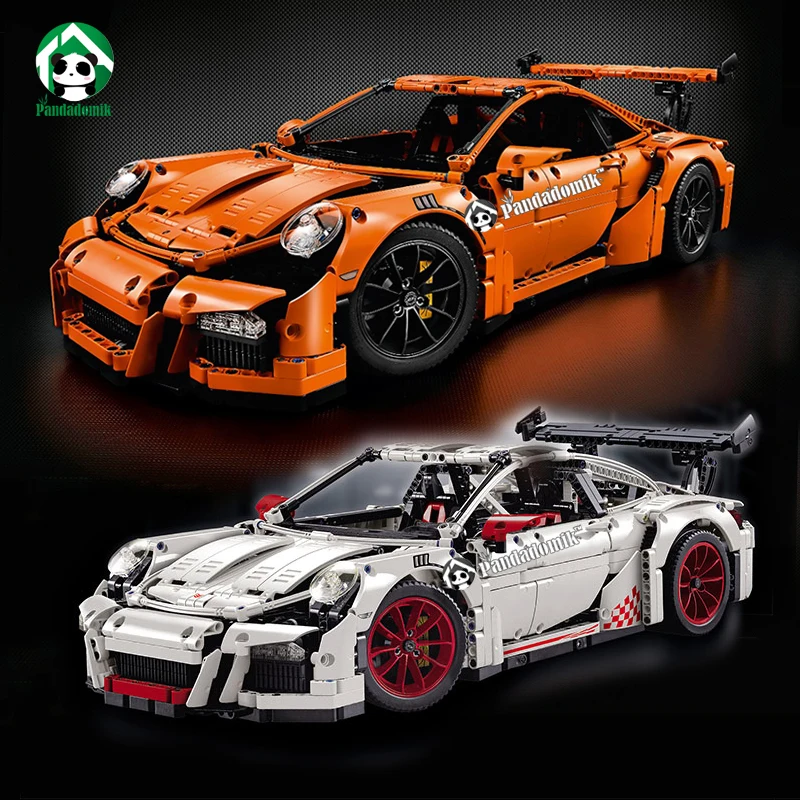 

Super Large Car 2758pcs Supercar 911 GT3 Building Blocks Car-styling Technic 1:8 Models & Building Toys for children