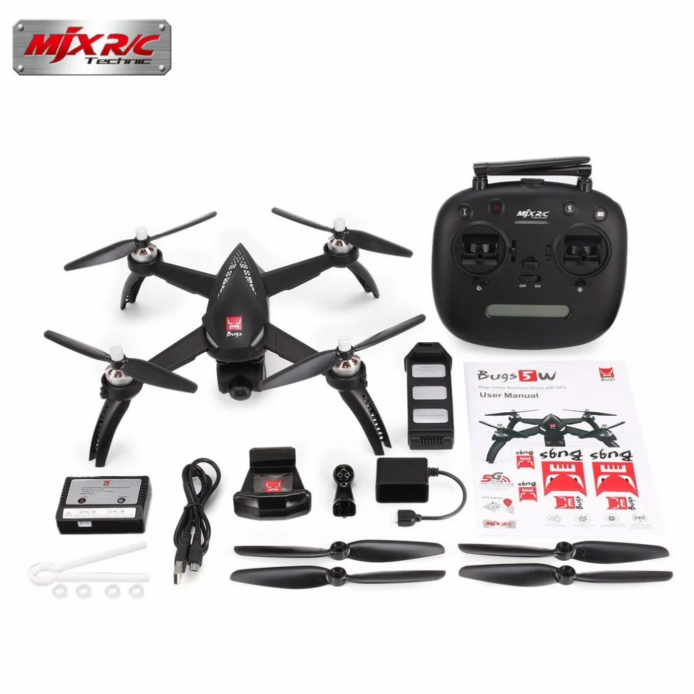 

MJX Bugs RC Drone Quadcopter Toys 5W B5W Brushless Motor GPS FPV with Adjustable 5G WIFI 1080P Camera Follow Me Hovering Dron