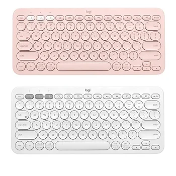 

Portable Retro Wireless Bluetooth Keyboards Ultra thin Mini mute Multi-Device Keyboard For PC laptop Android IOS Phone