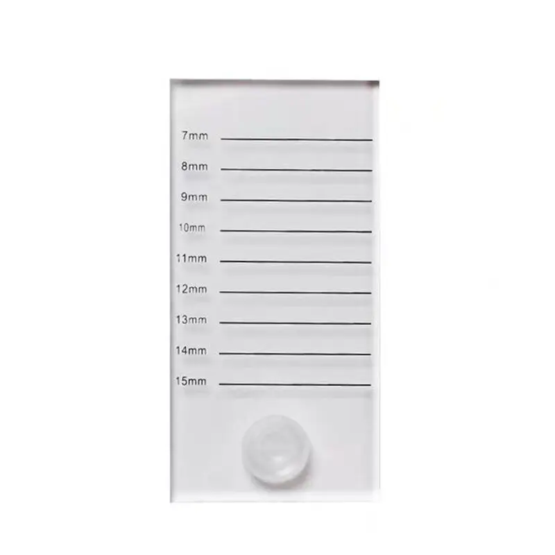 

Premade Volume Fans Lash Holder With Scale 2 in1 Eyelash Acrylic Stand Holder for Easy Work 7-15mm Eyelash Glue Stand Holder