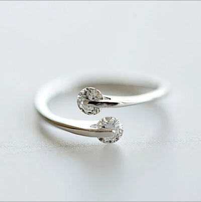 925 silver Rings fashion Jewelry Vintage Adjustable rings for women Cute gift