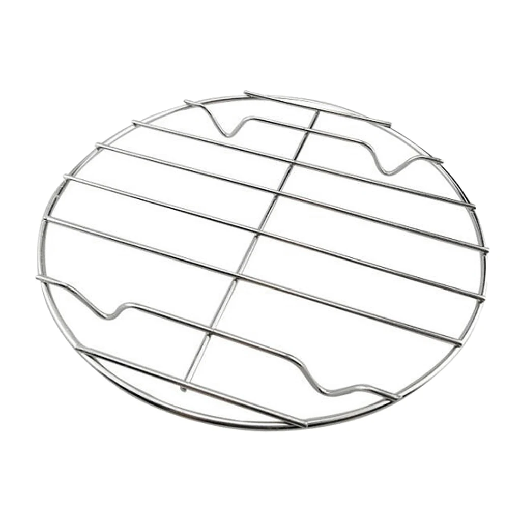 Set of 2 Heat Resistance Steel Wire BBQ Grate Grids Cooking Meshes,25cm,for Baking Pan, Oven Safe, Roasting, Drying, Grilling