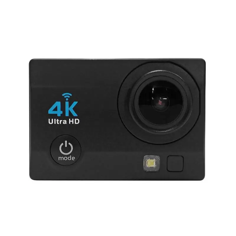 2,0 дюймов WiFi 720 P 4 K Ультра HD Экшн-камера 30 м водонепроницаемый 140 градусов объектив спортивный цифровой видеорекордер DV видеокамера - Цвет: Черный