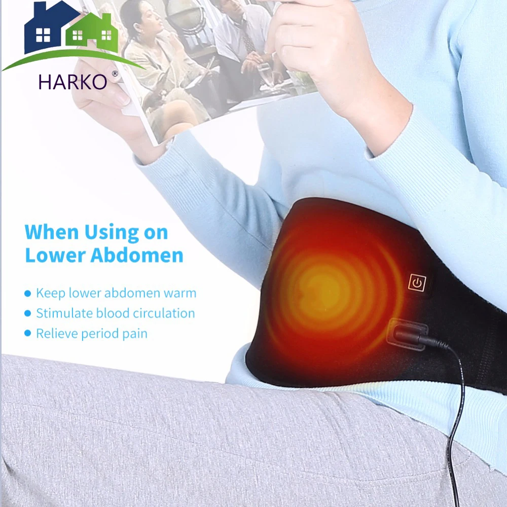 Electric Heating Waist Pad Lower Back Support Waist Warmer Corset