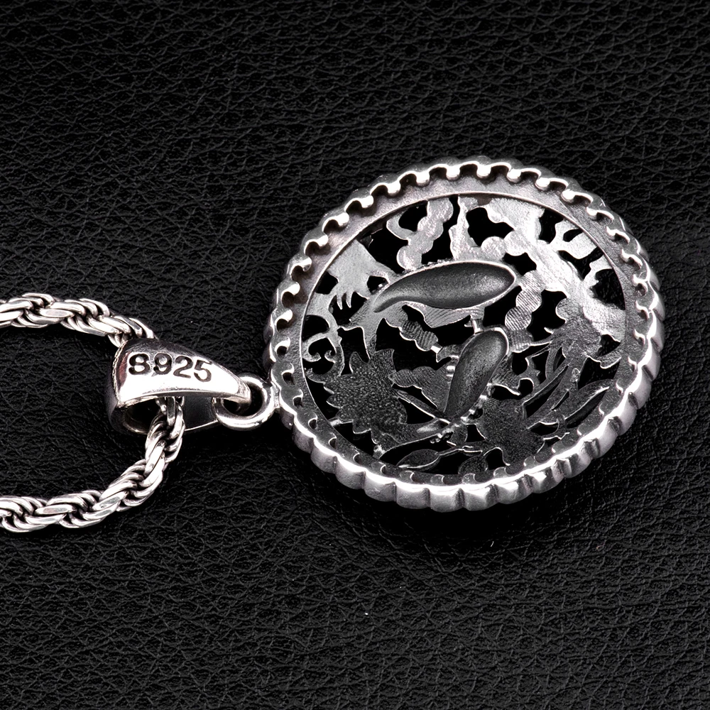 Подвеска Мужская из серебра 100% пробы серебро 925 CP16|fish pendant|925 sterling silver pendantpendant for