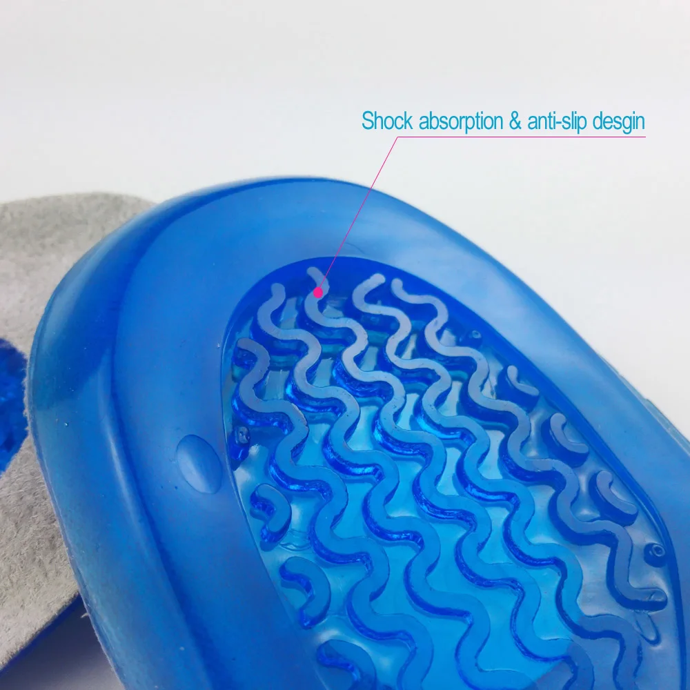 Foot Heel Support Inserts Gel Pads Spur Protector Cushions 1pair