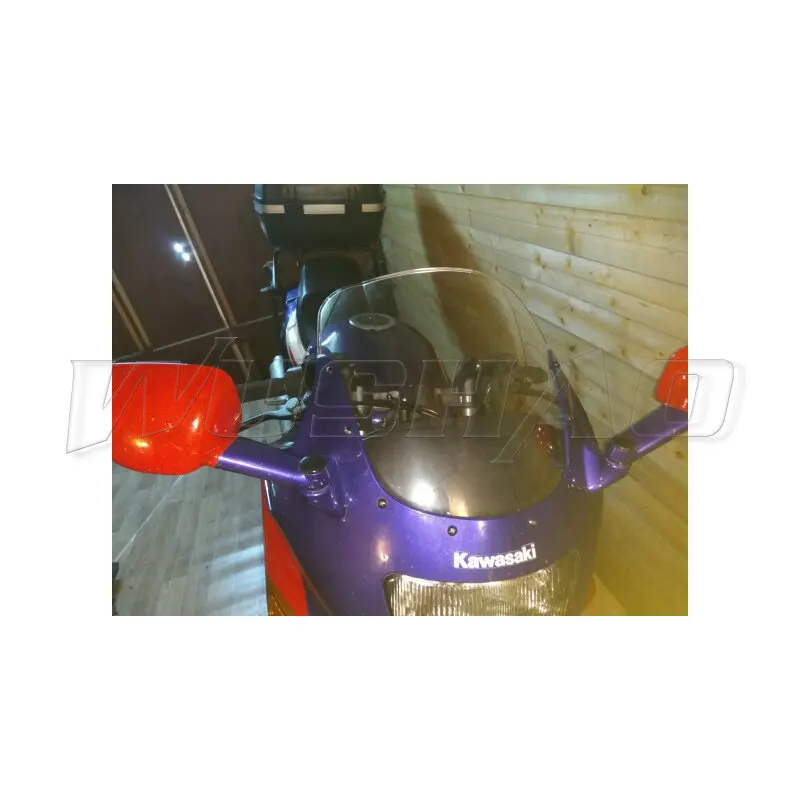 Clear Мотоциклетное ветровое стекло Ветер Экран для 1993-1998 2004 2007 Kawasaki ZZR400 ZX400 ZX400N ZZR600 ZX600 ZZR ZZ-R 400 N 600 E - Цвет: Clear