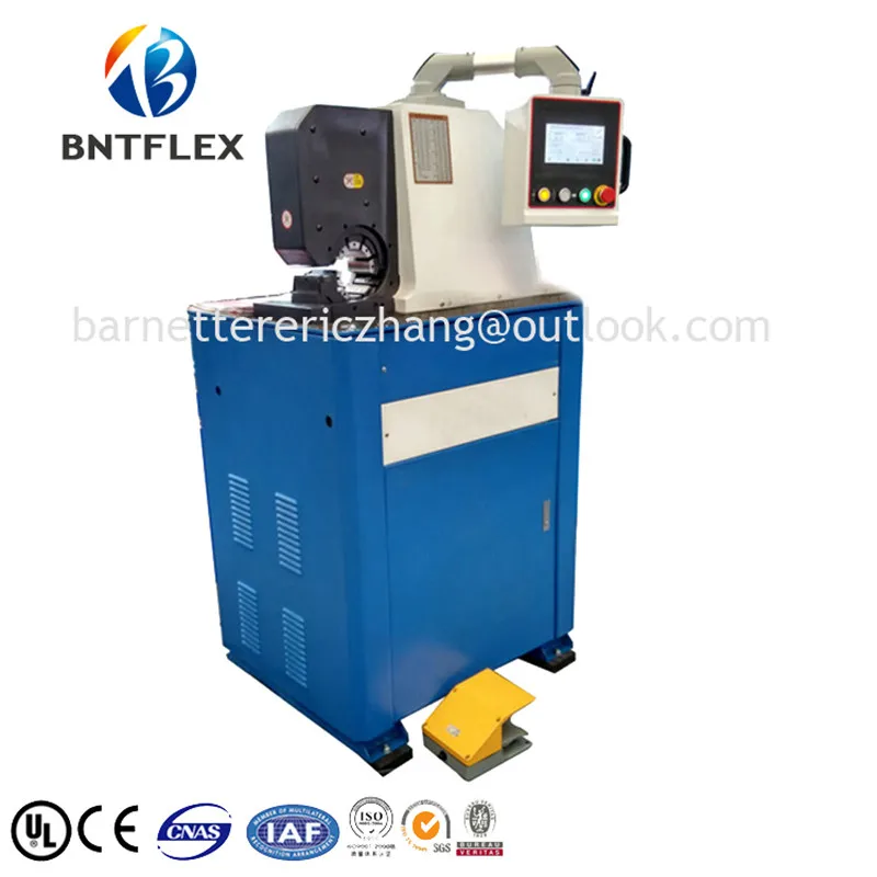 2017 BARNETT The Best selling germany BNT83A portable excavator hydraulic hose crimping machine