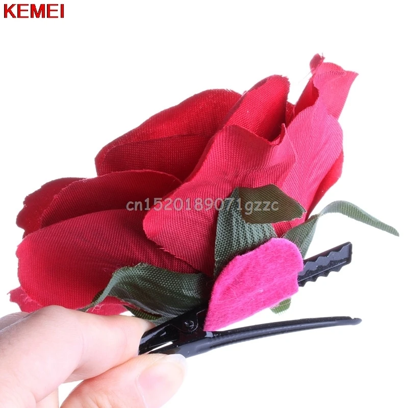 Bridal Rose Flower Hair Clip Hairpin Brooch Bridesmaid Wedding Party Accessorie #H027#