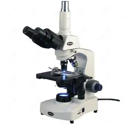 Siedentopf Тринокулярный составной Микроскоп-AmScope поставки 40X-2000X 3 Вт светодио дный Siedentopf Тринокулярный составной Микроскоп