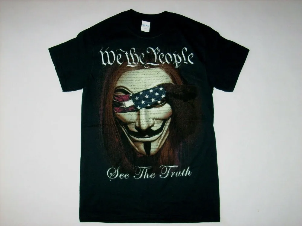 Бесплатная доставка в тот же день новый Guy Fawkes V for Vendetta Usa We The men Small 2019 Новая модная