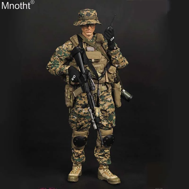 Mnotht 1/6 SS063 Marine Corps Male Soldier Set Suit Accessory Toy for