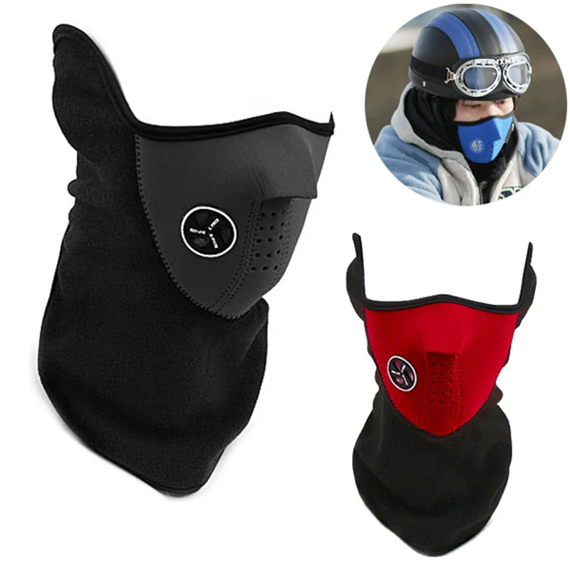 

Winter Outdoor Half Face Mask Windproof Bicycle riding Sports Mask Neck Guard Scarf Warm Mask Anti Dust Mask Man Women Mask New