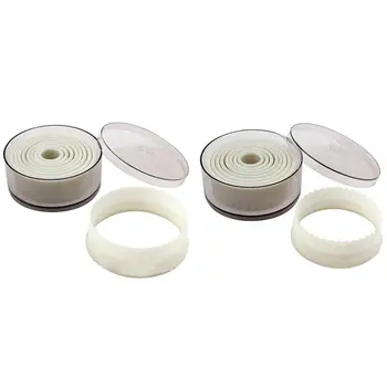 

9PCS Cake Decorating Tools DIY Round Nylon Biscuit Mold Fruit Cutting Mold Western Resistance Kitchen Gadget Baking Mould Set