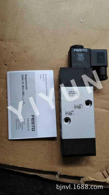 

VSNC-FC-M52-MD-F18-1B2 577295 VSNC-F-P53C-MD-G14-F8 577259 FESTO Solenoid valve Pneumatic components