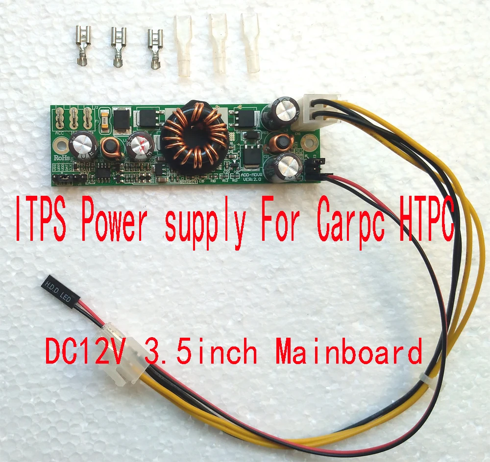 Carpc ITPS мощность 12 В постоянного тока в постоянный регулируемый источник питания для 3,5 дюймов материнская плата или diy HTPC 12 В
