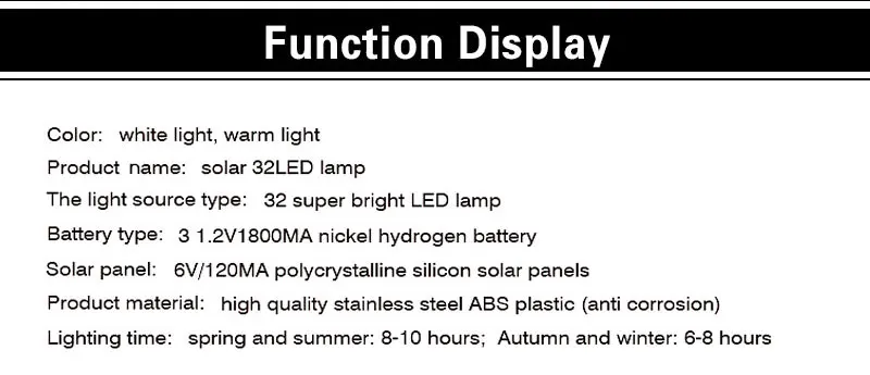 Lâmpada de Parede Luzes de Rua Energia ao ar Livre à Prova Transctego Solar Jardim Leds Luz Led Sensor Dwaterproof Água Luminaria Bateria Lâmpadas 32 13 sensor wall lamp