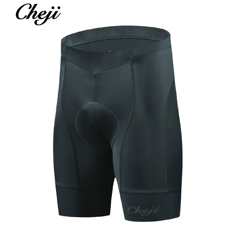 CHEJI 2018 bicicleta pantalones cortos nueva llegada de los hombres pantalones cortos de ciclismo negro Lycra de alta calidad ropa de ciclismo personalizada hombre - 3