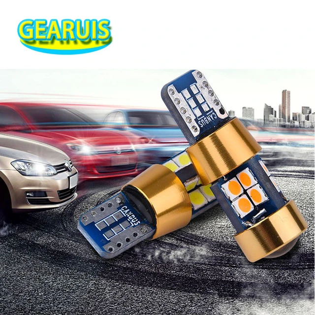 T10 501 194 W5W canbus sidelights parking led verte 5-SMD ampoules e
