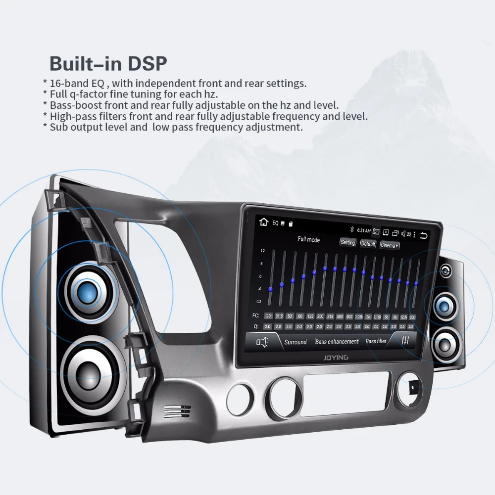 Discount JOYING Android 8.1 Car Radio for Honda Civic 2006-2011 GPS Octa Core Radio 10.1 IPS Touch Screen 4GB RAM+64G ROM DSP head unit 18 Discount JOYING Android 8.1 Car Radio for Honda Civic 2006-2011 GPS Octa Core Radio 10.1 IPS Touch Screen 4GB RAM+64G ROM DSP head unit 18