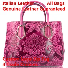 Натуральная итальянская кожа оптом натуральная кожа верхний слой воловья сумка модная Ретро сумка женская сумка