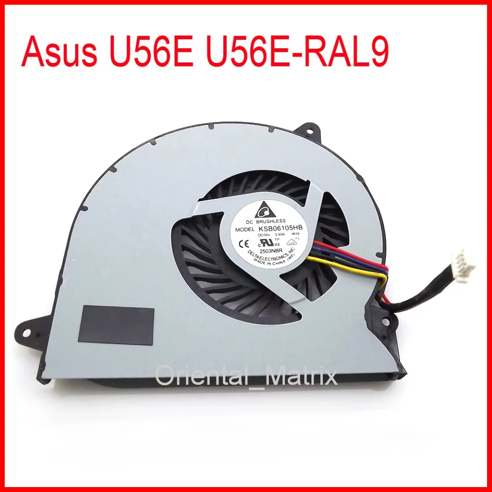 

Free Shipping KSB06105HB-AJ10 DC05V 0.40A For ASUS U56E-RAL9 U56E Computer Cooler Cooling Fan