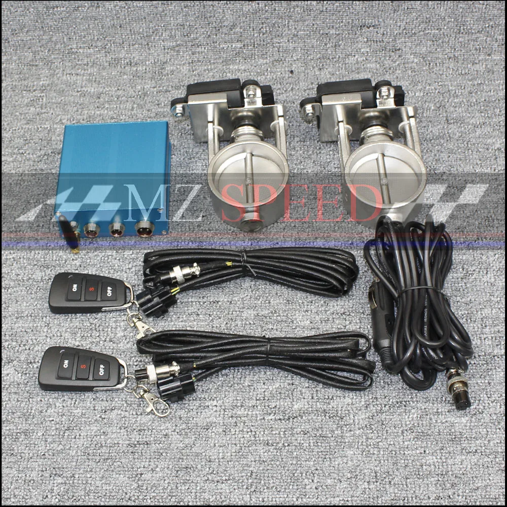 

Car accessories Exhaust Control Valve Dual Set w Remote Cutout Control For 2.5" 63mm Pipe 2 sets