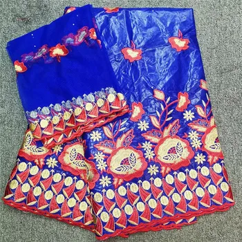 

Wonderful design african bazin riche fabric high quality bazin riche getzner blue lace fabric bazin broder tissu dentelle 7yard