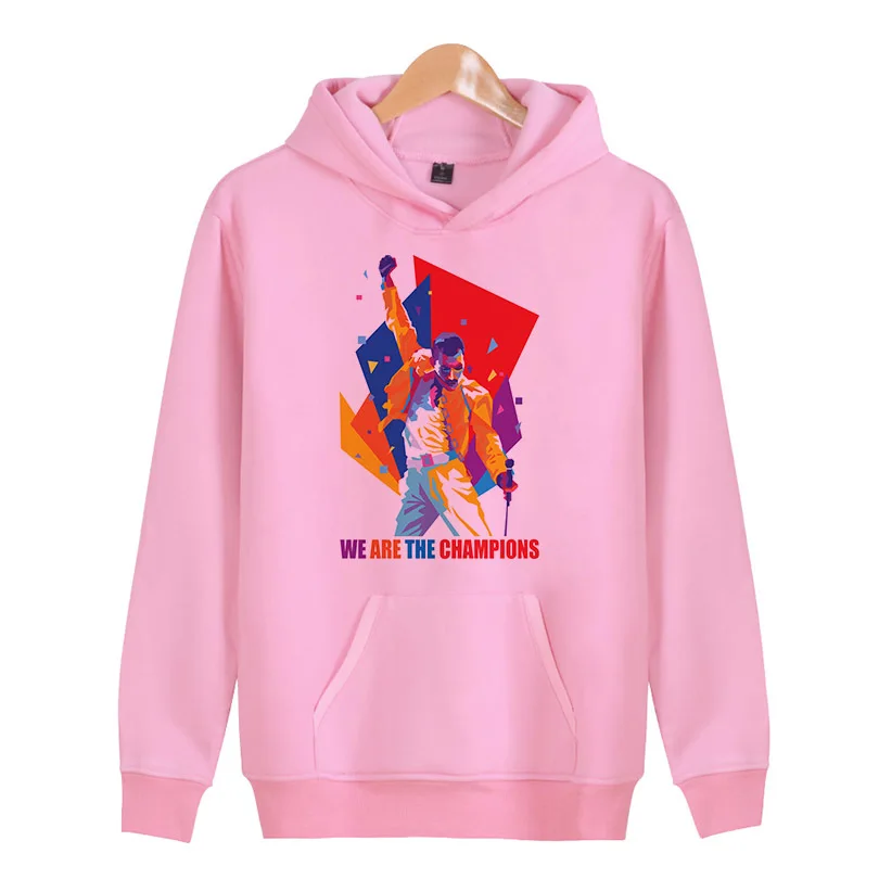 

freddie mercury Hoodies Men 2018 Autumn Winter Men,Sweatshirt Brand Hoodie Fashion Hip Hop Pullover Male Hoody XXXL X5445