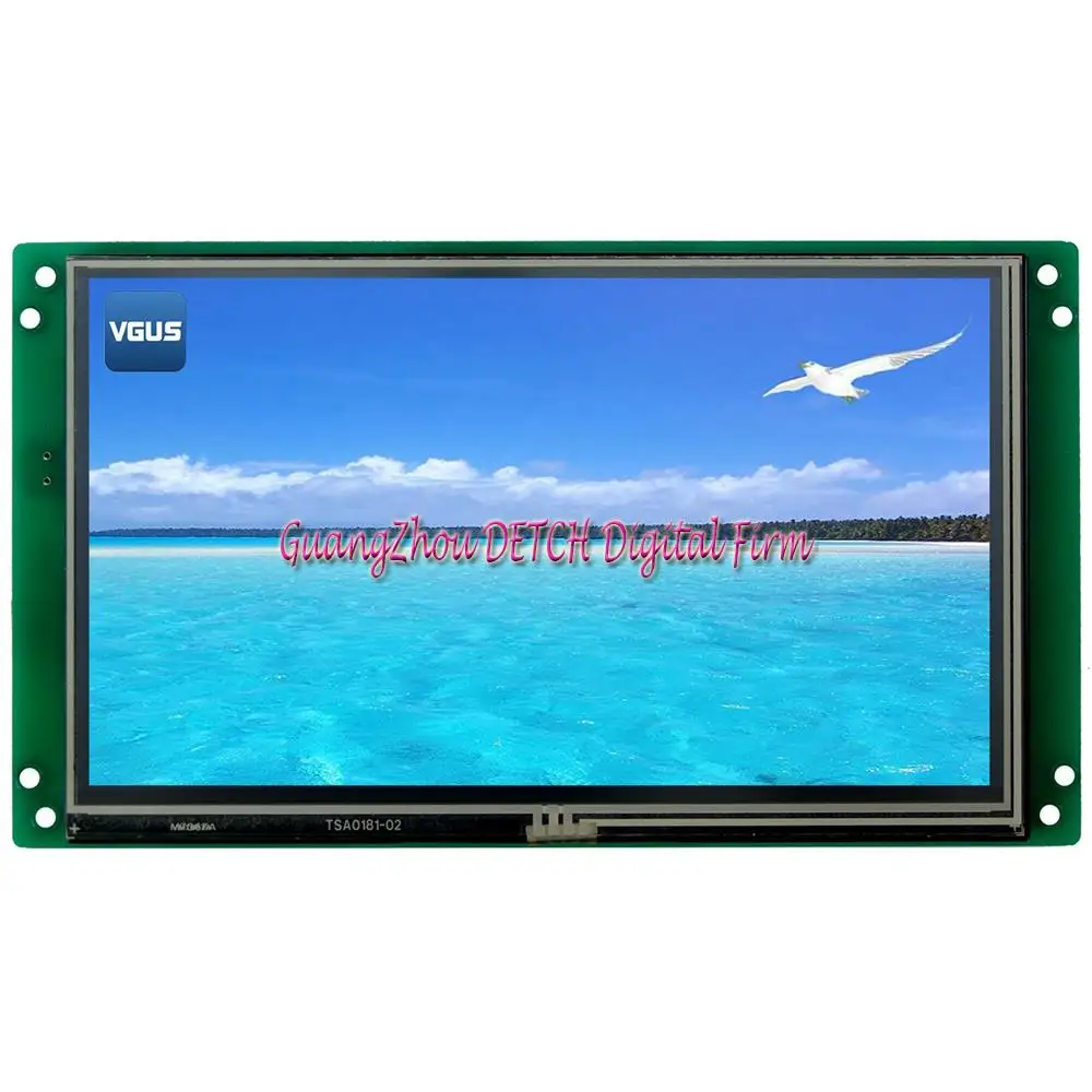 

SDWe070T01C Wuhan in the display 7 inch serial configuration LCD screen with capacitive touch screen