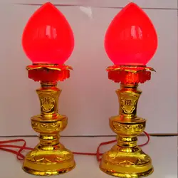 Светодиодный энергосбережения свечи лампочки 0,5 W светодиодный свечки E14 E27 220 V Прожектор кристалл лампы дома Lightfor Будды красный