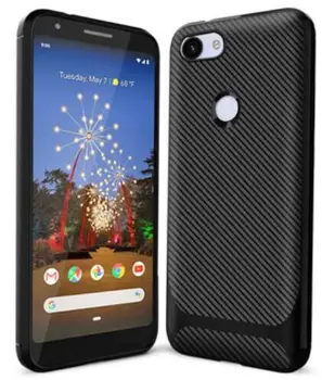 

50pcs/lot For Google Pixel 3A XL Soft TPU Ultra Slim Rugged Carbon Fiber Case For Google Pixel 3A