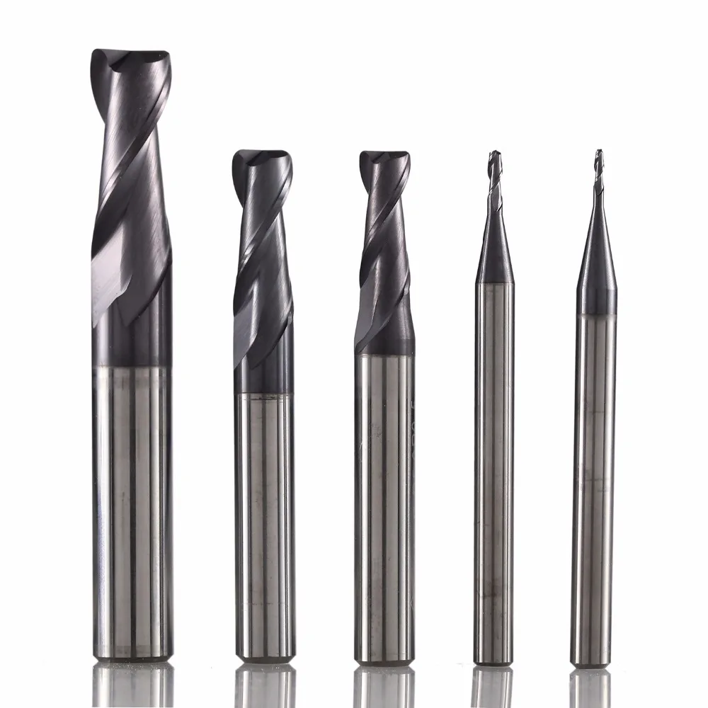 GM-2R tungsten steel 2 flute radius angle coated end mill cnc milling ...