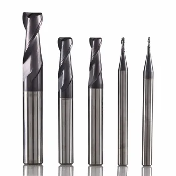 

GM-2R tungsten steel 2 flute radius angle coated end mill cnc milling cutter cutting tools for metal machining profile HRC45