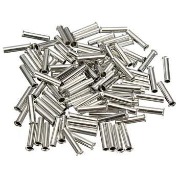 

100Pcs/set 0.5mm2-6.0mm2 Tin-coated Copper Uninsulated Terminal Bootlace Ferrules Cord End Electrical Cable Crimp Terminals