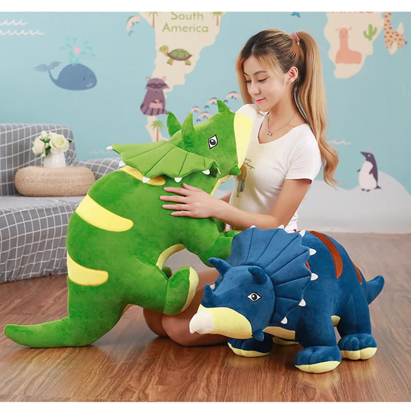 Kawaii динозавр Tyrannosaurus детские игрушки для детей плюшевые аниме чучело игрушки динозавров плюшевые игрушки для милые детские мягкие игрушки
