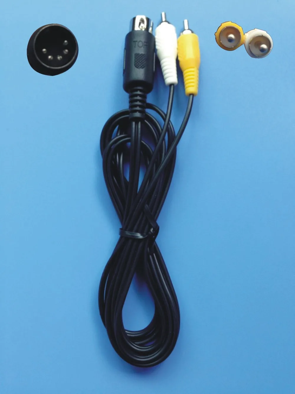 font b Audio b font Video AV Cable Cord Sega Genesis I 1 One